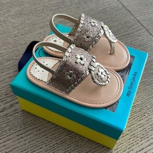 BNIB Jack Rogers Sparkle. - Size 4  (9-12 mos)